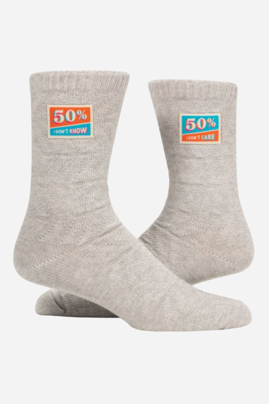 Cotton Crew "Tag" Socks from Blue Q