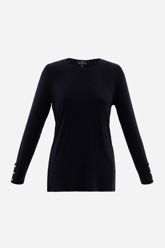 Crew Neck Long Sleeve Top