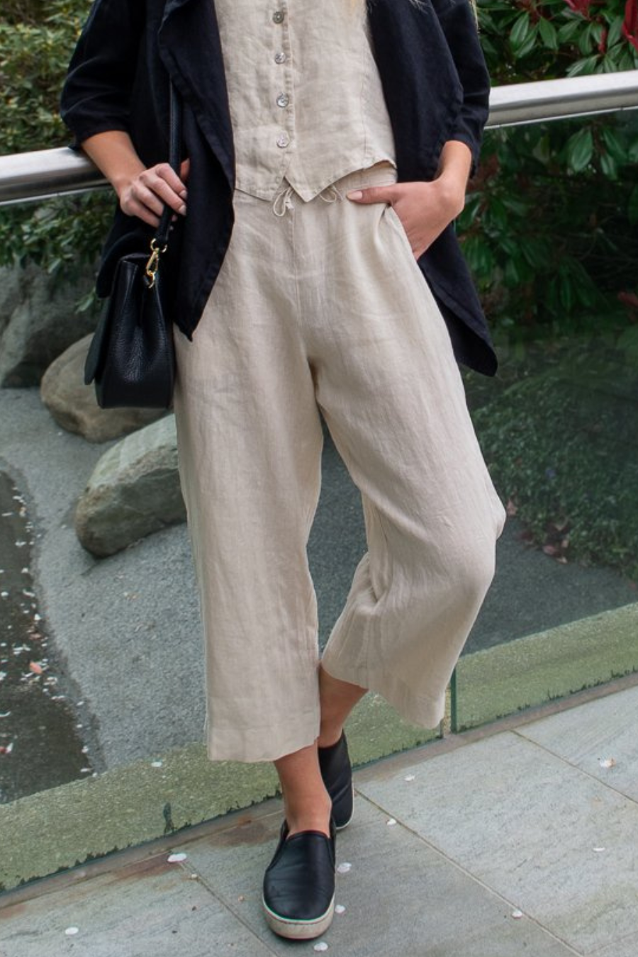 Saba Pant in Light Linen
