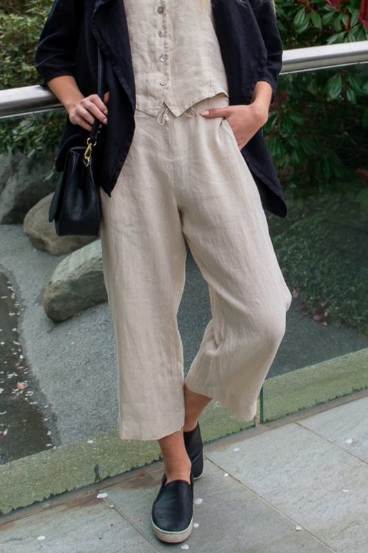 Saba Pant in Light Linen