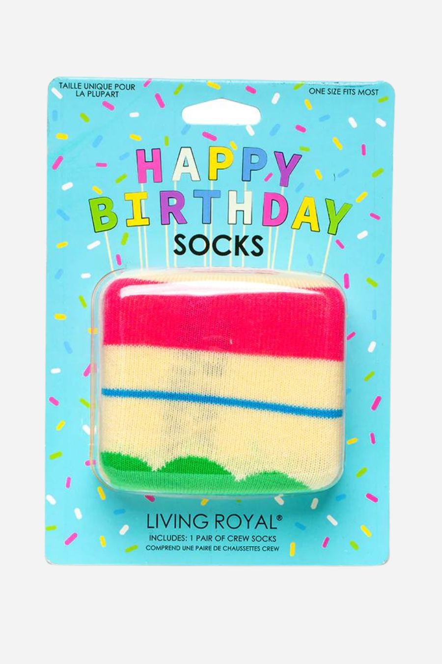 Unisex Birthday Sock-3D Packaging