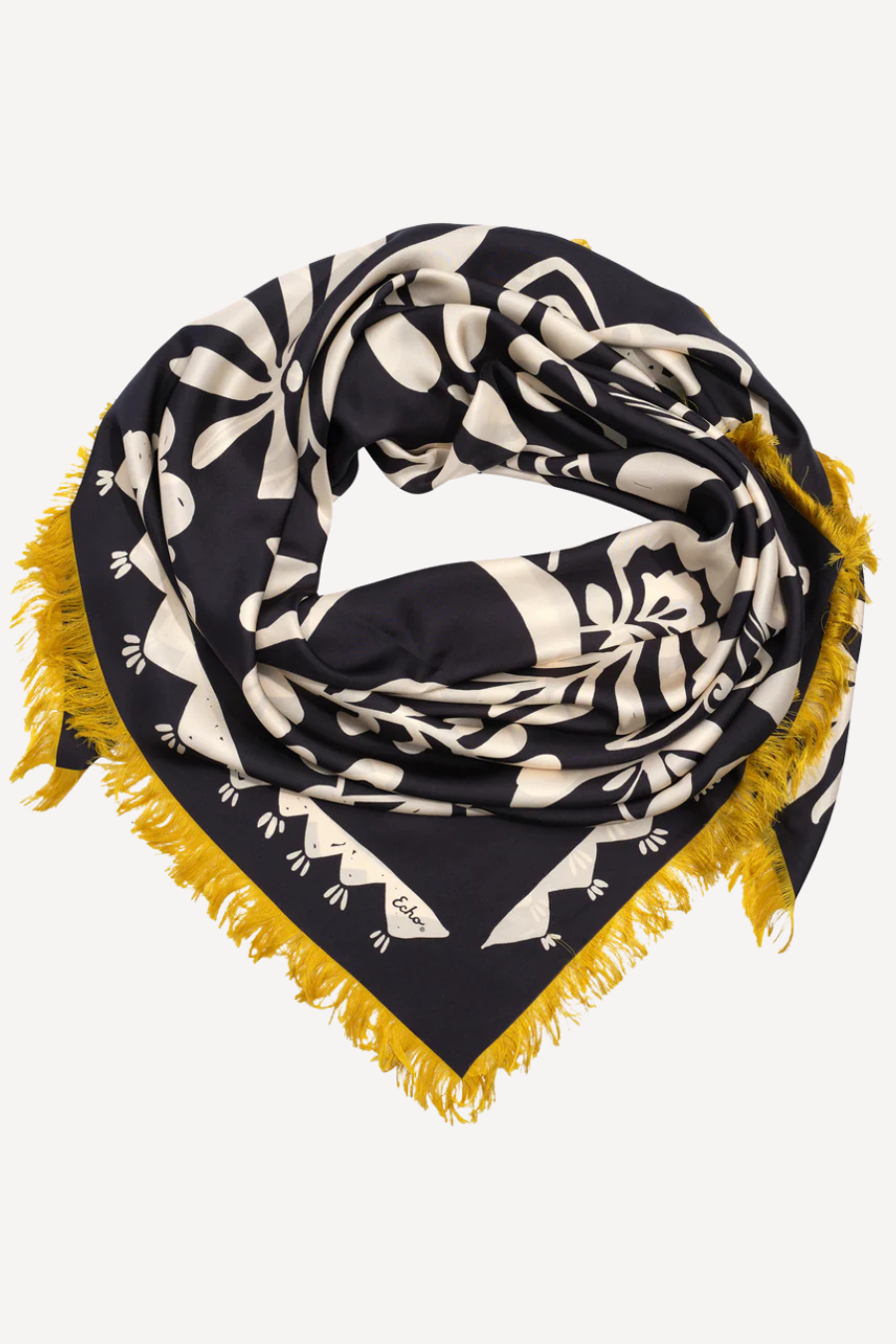 Park Paisley Oversized Silk Square Scarf