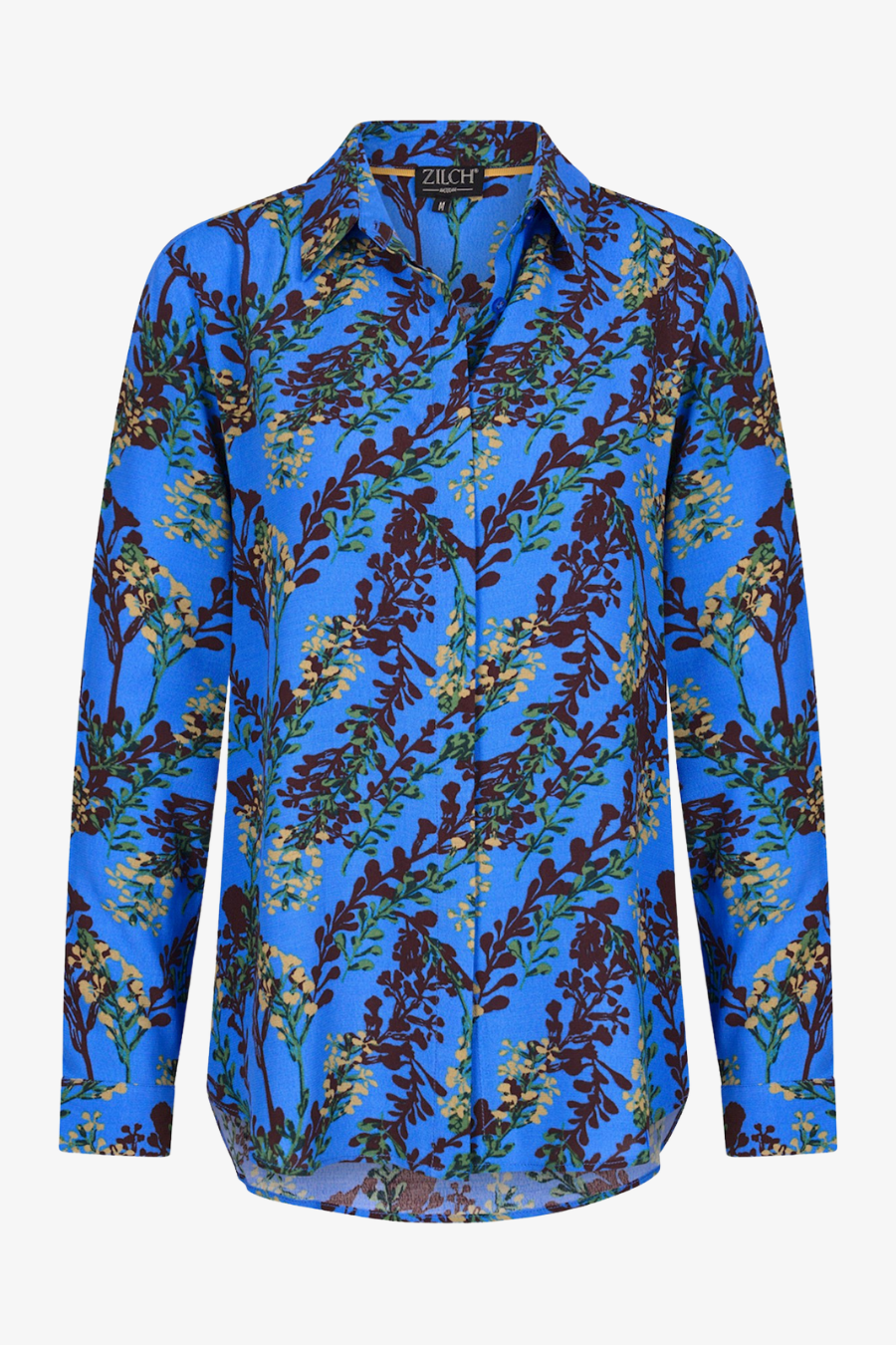 Blue Print Viscose Blouse ONLINE ONLY