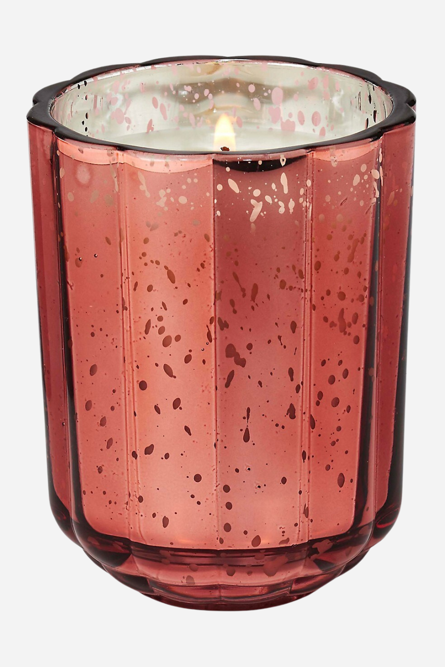 Pink Pepper Flourish Glass Candle