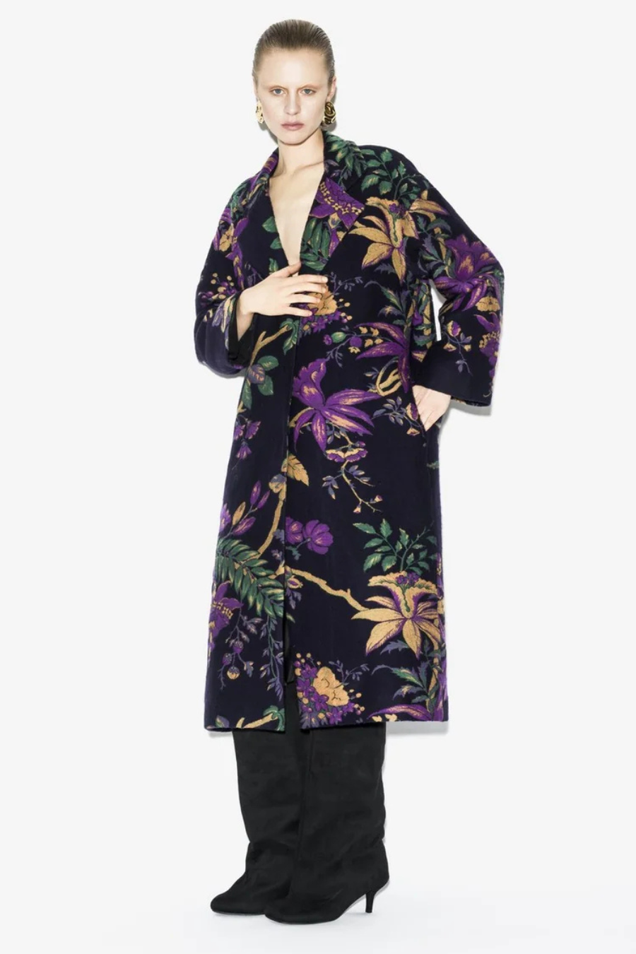Ibis Coat (Navy)-LAST ONE!