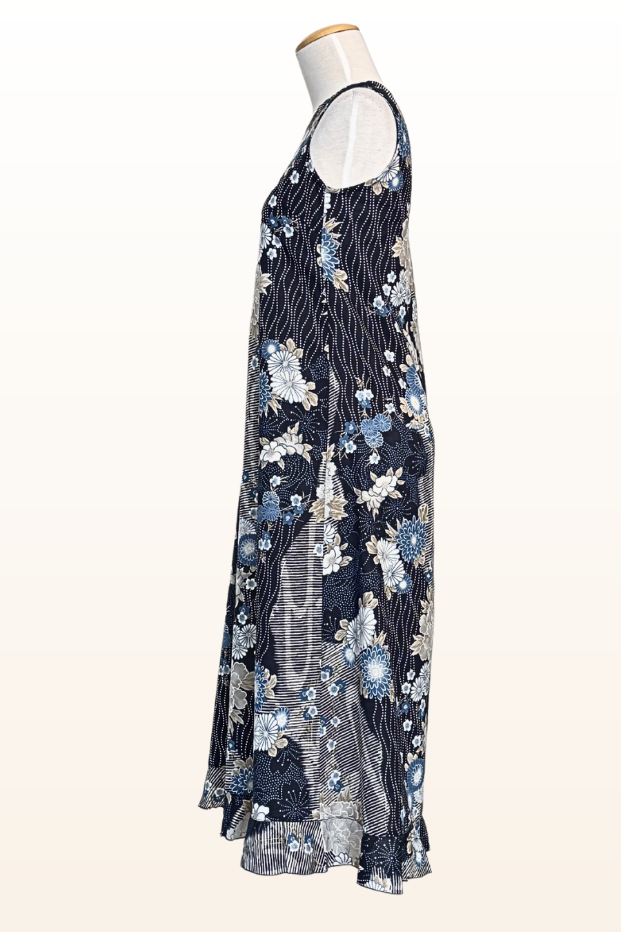 Chloe Dress in in Fiori Blu Print