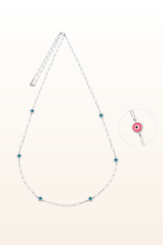 Multi Nazar 30" Necklace