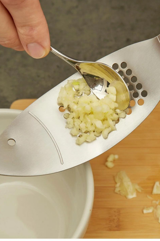 Fish Garlic Press
