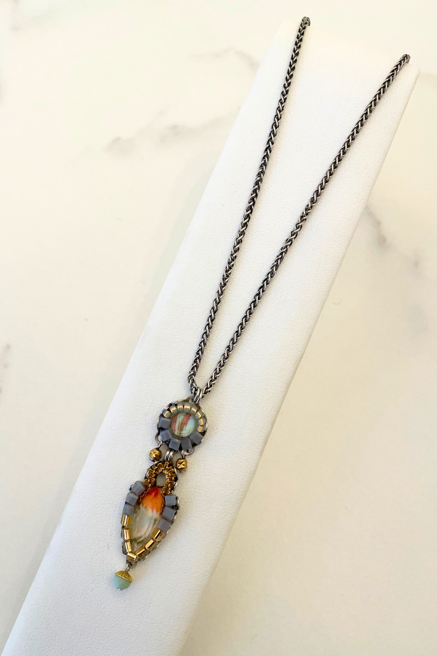 Metallic Medley Delicate Pendant