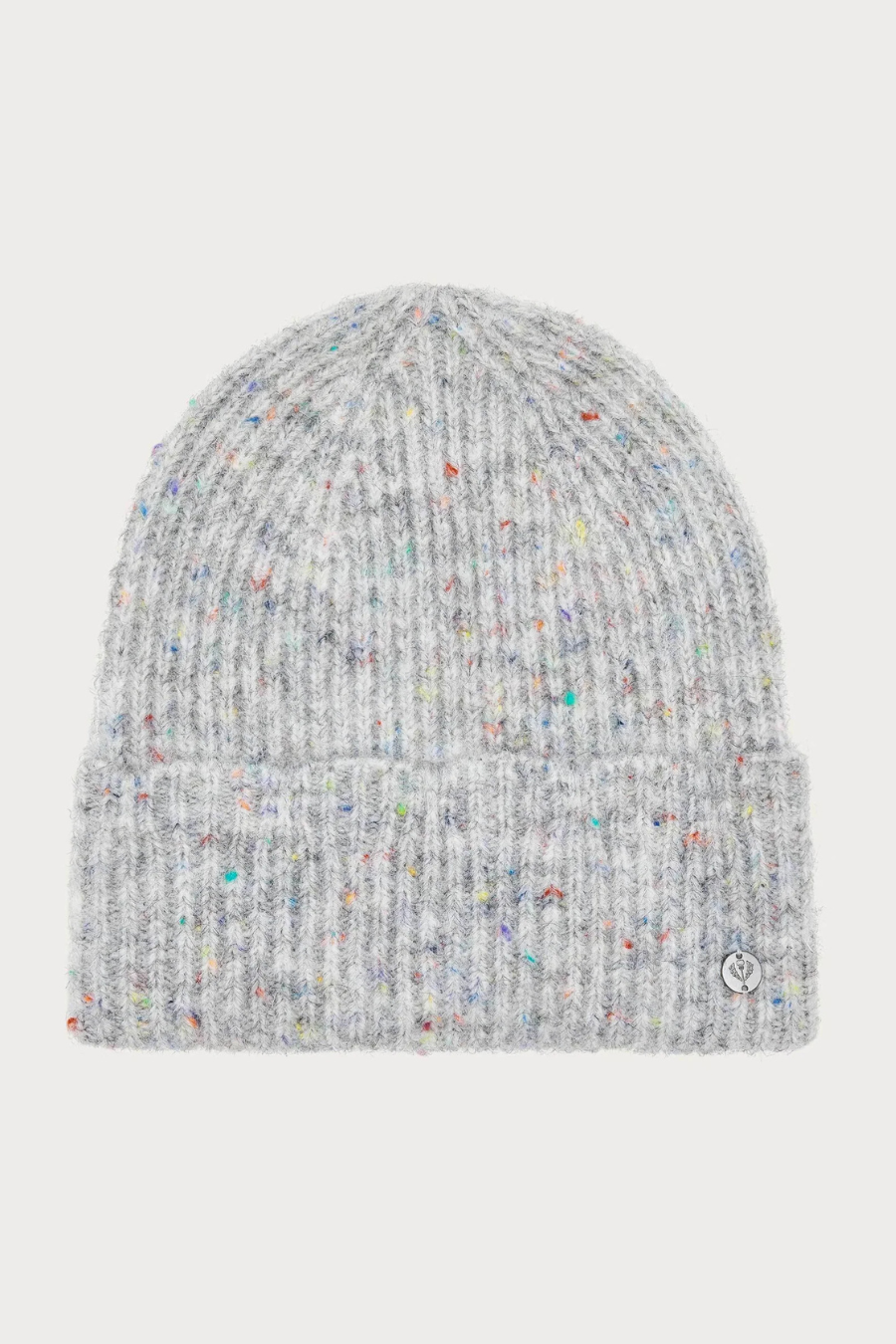 Colorful Mottled Knit Beanie