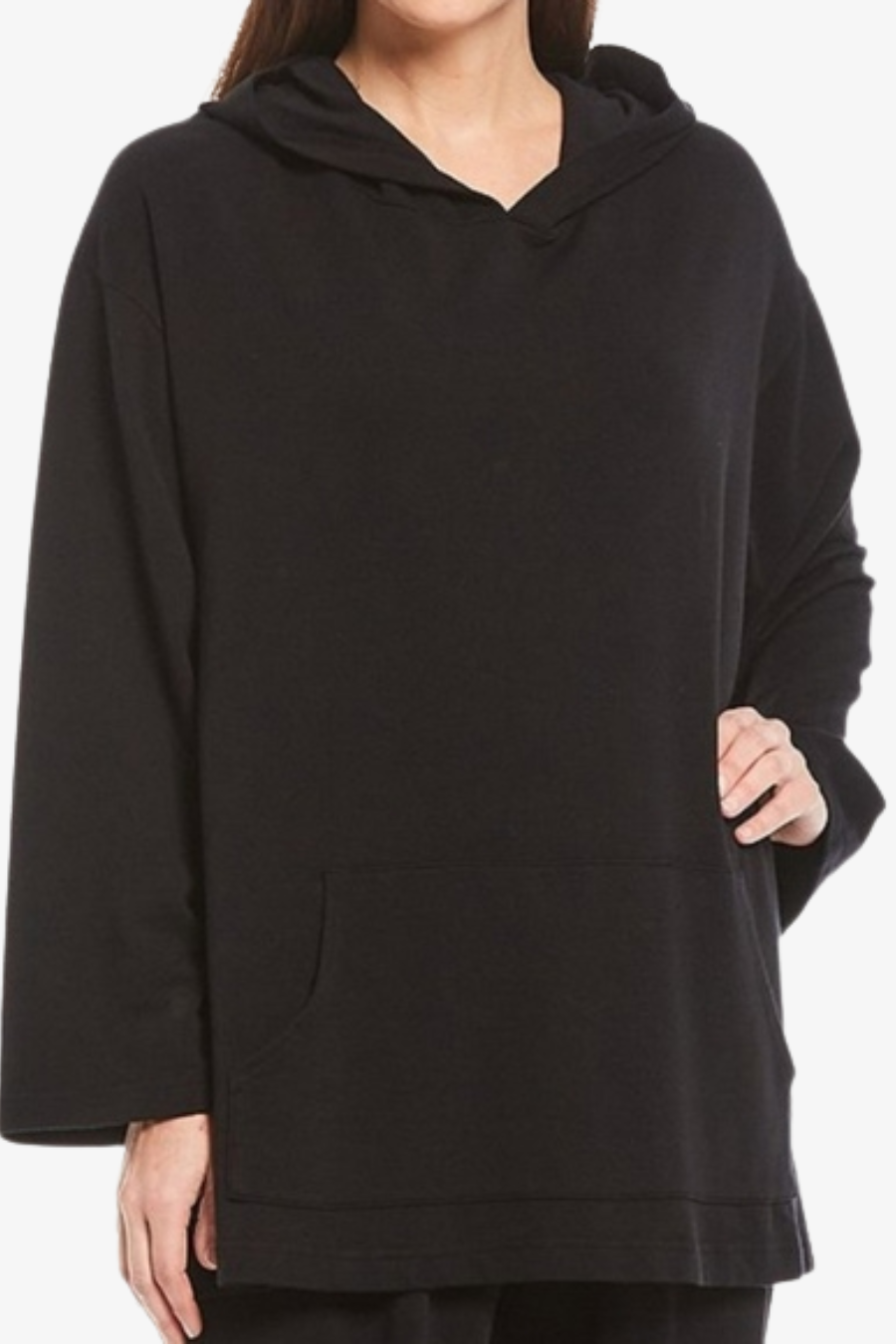 Hooded Shirt in Bamboo French Terry