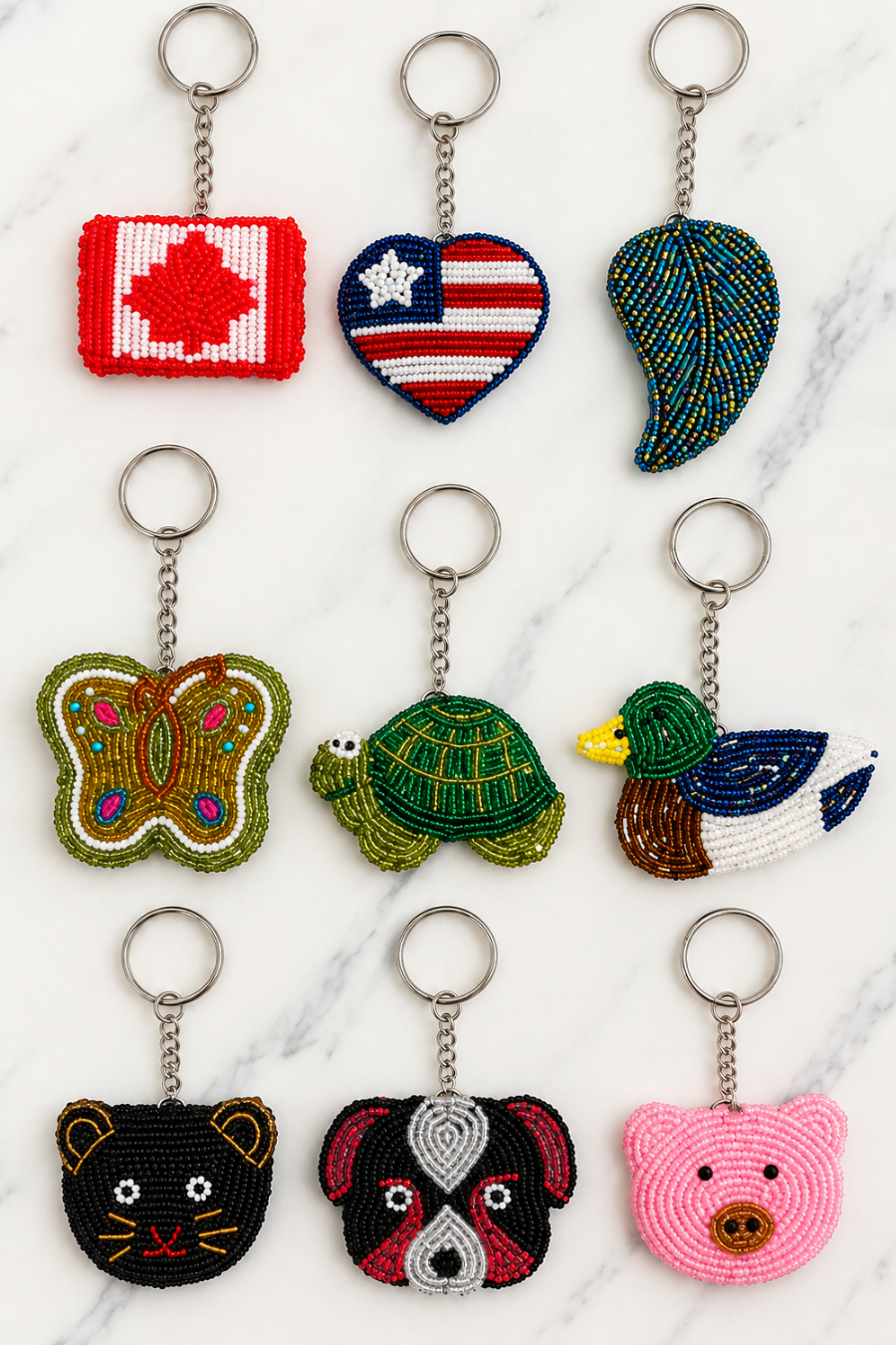 Beaded Key Chain