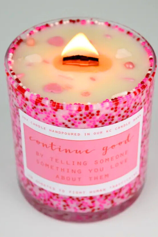 Valentine's Day Sprinkle Candle-COMING SOON
