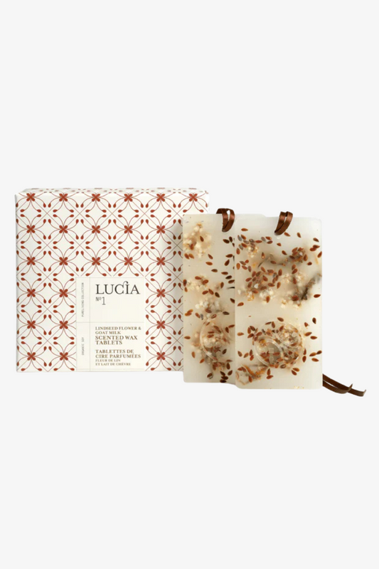 Lucia #1-Linseed & Goat Milk Wax Tablets