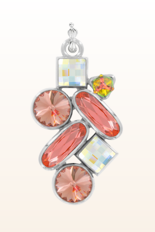 Nita Pendant in Padparadscha Combo