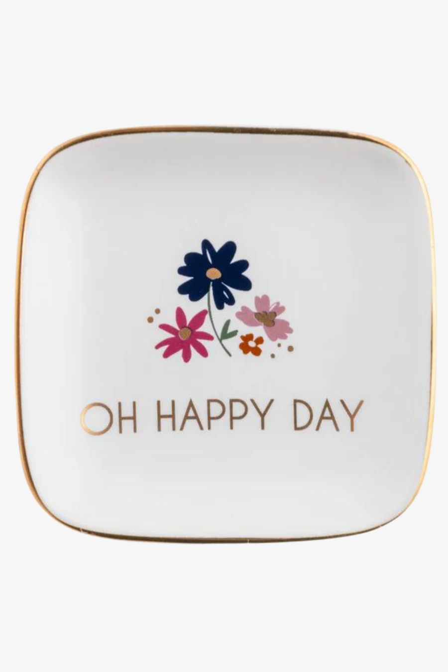 "Oh Happy Day" Small Square Trinket Dish