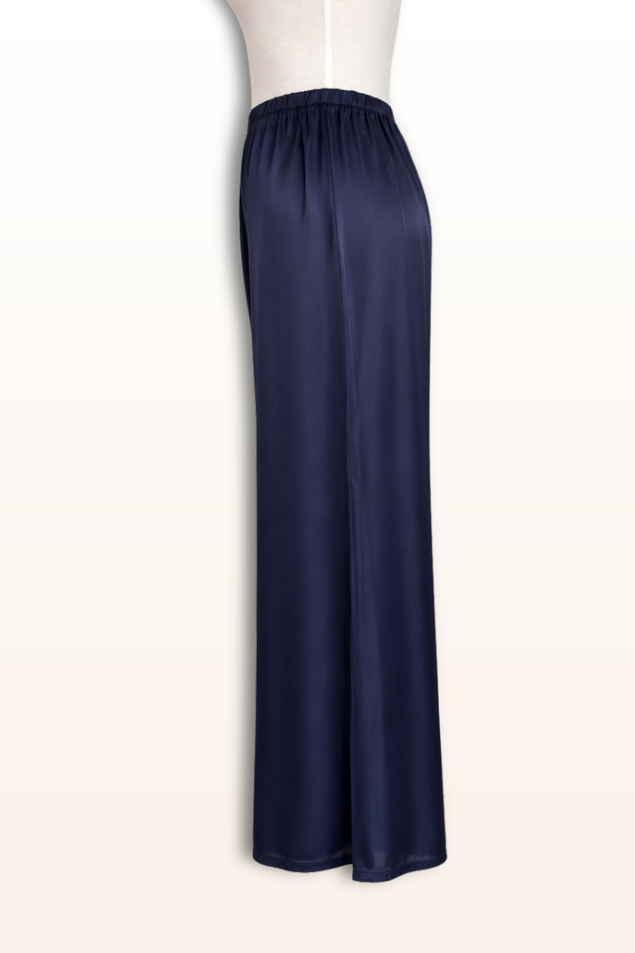 Osac Pant in Navy Satin