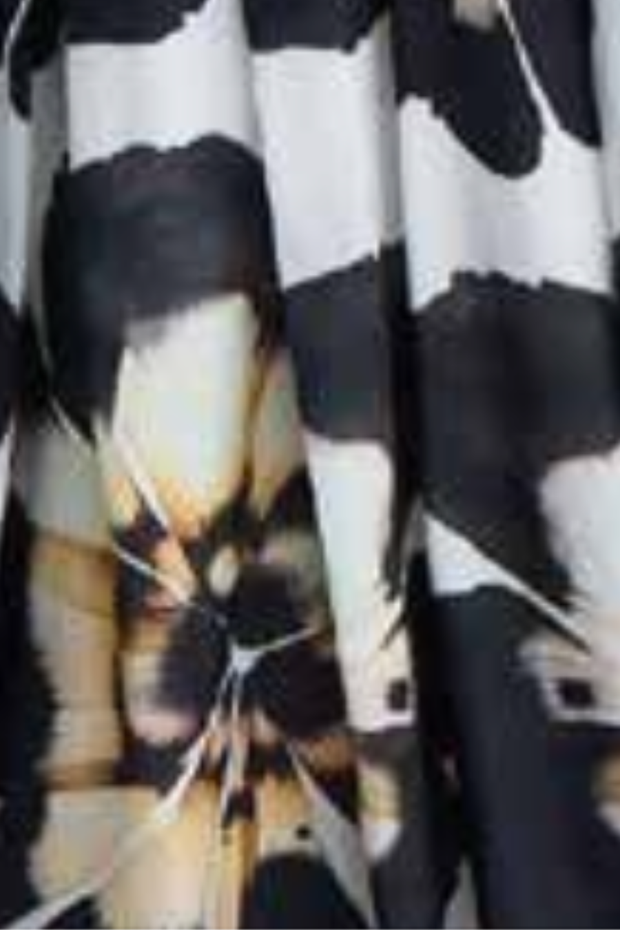 AMARIS Floral print stand collar shirt