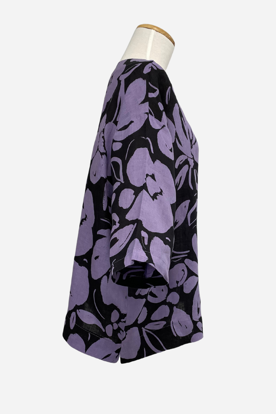 Resort Shirt in Light Linen Fiore Print