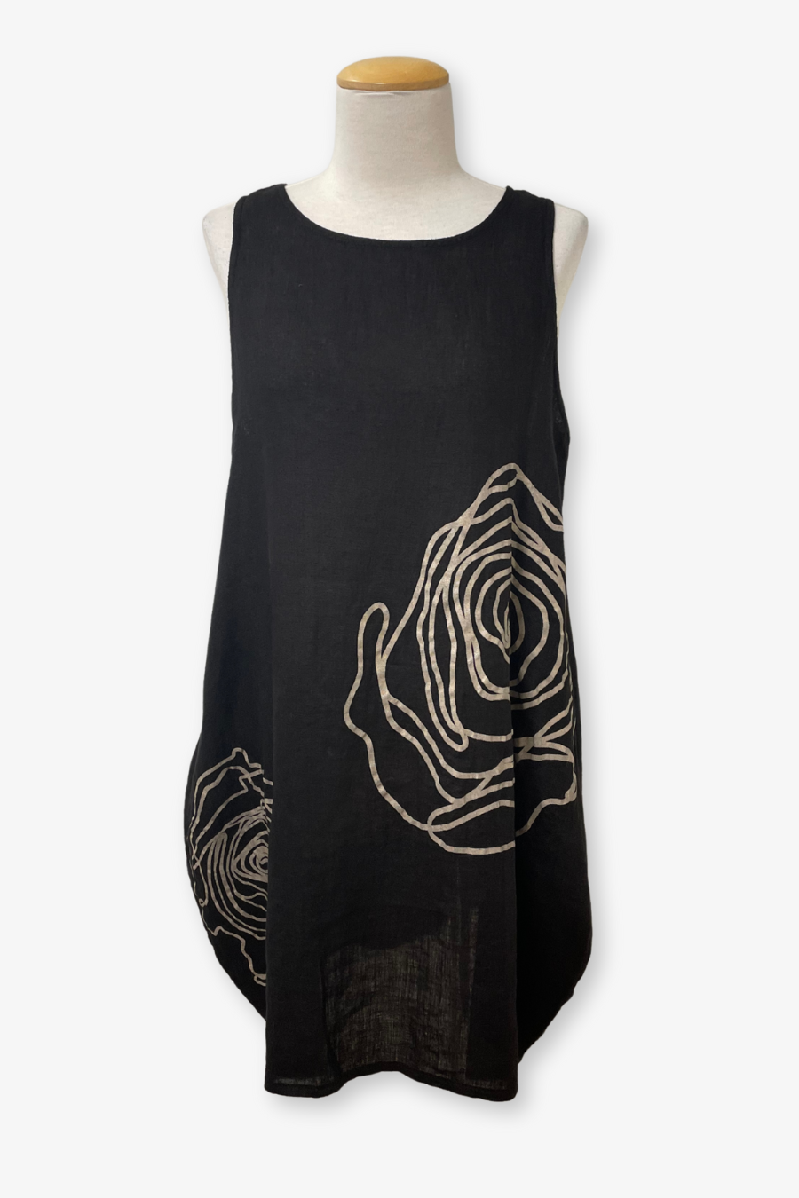 Sleeveless Linen Bubble Tunic/Dress