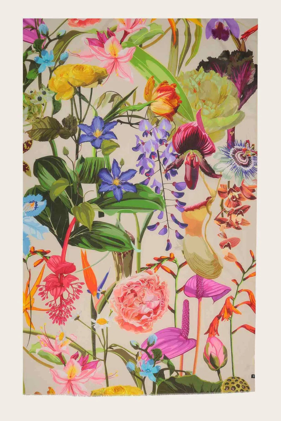 XLTropical Print Cotton Wrap