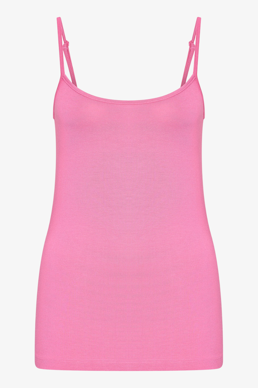 Cotton Thin Strap Tank Top in Better Be Butter