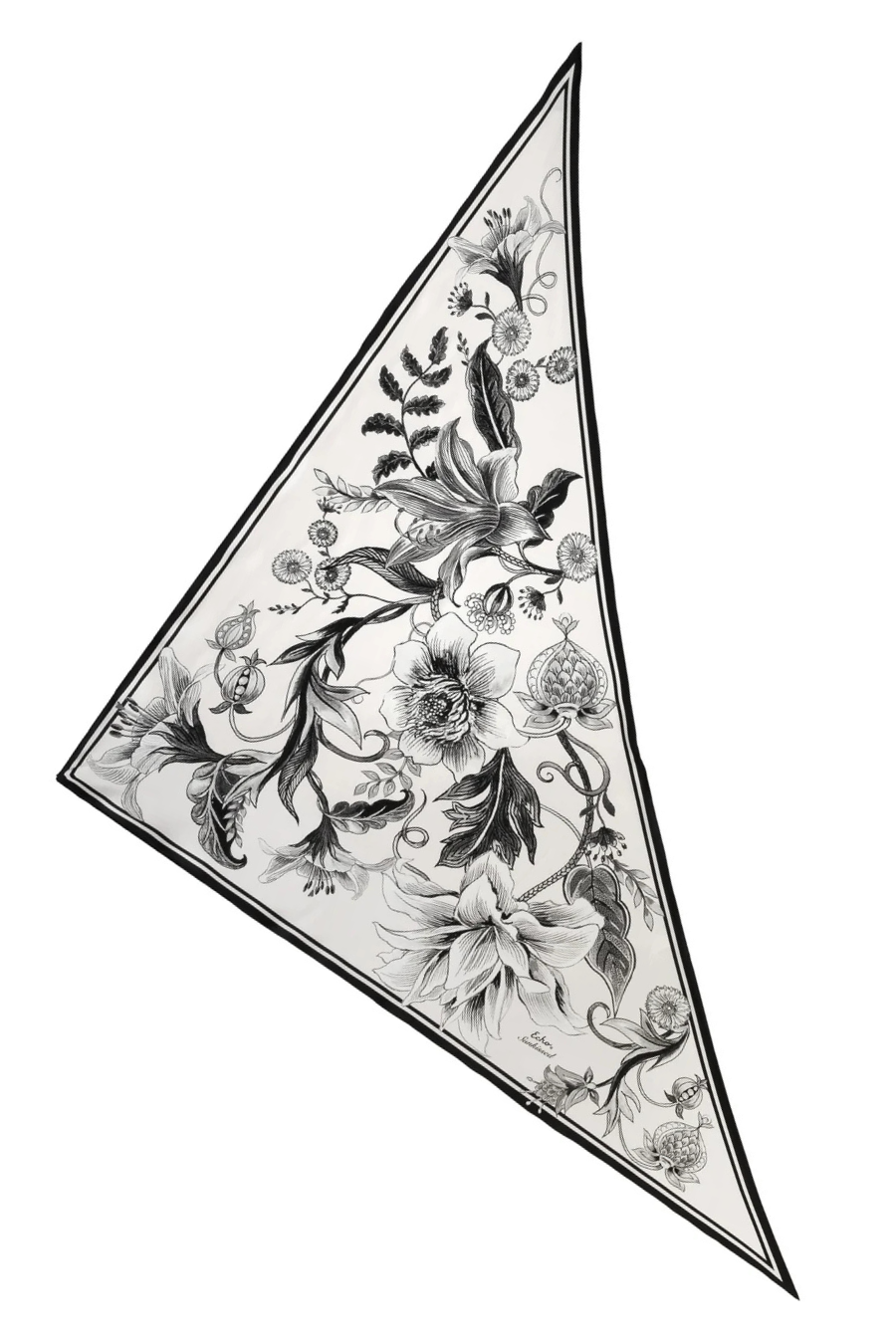 Sunkissed Silk Triangle Scarf