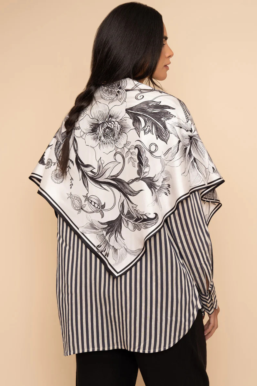 Sunkissed Silk Triangle Scarf