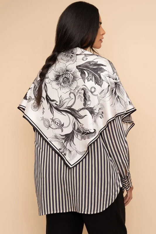 Sunkissed Silk Triangle Scarf