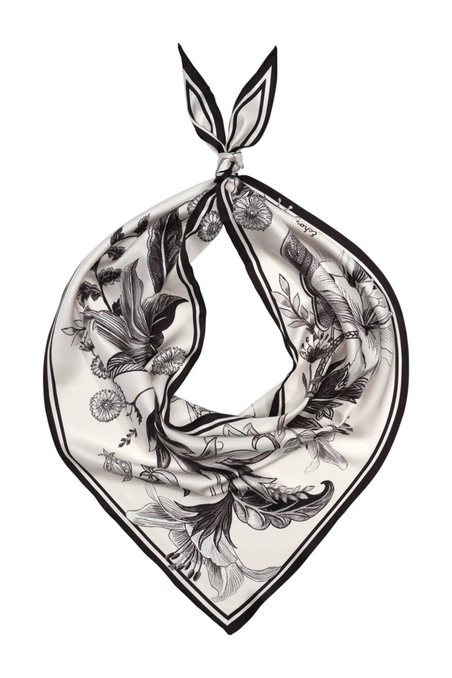 Sunkissed Silk Triangle Scarf