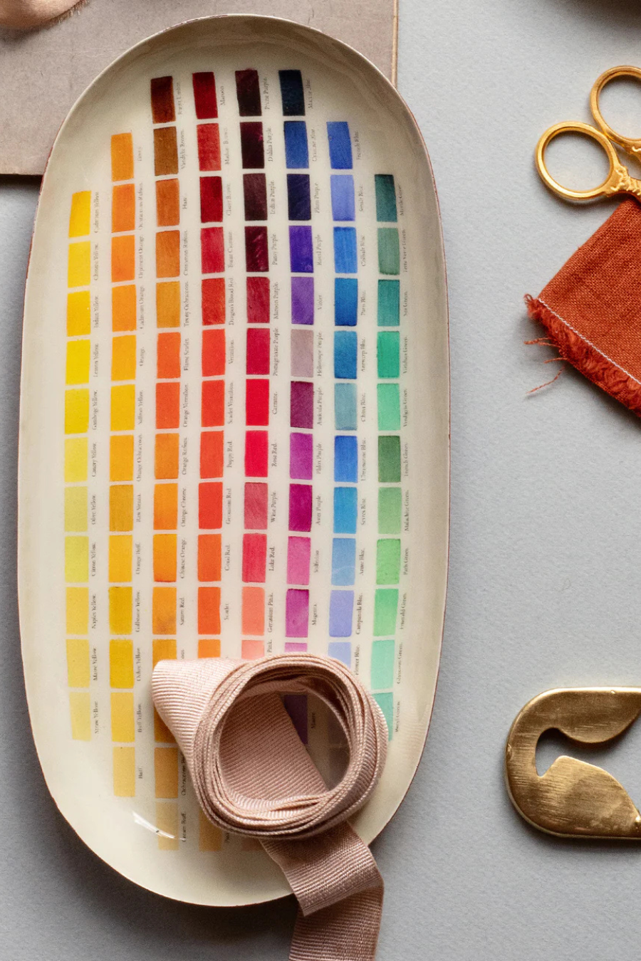 Nomenclature of Colors Oval Enamel Tray-COMING SOON