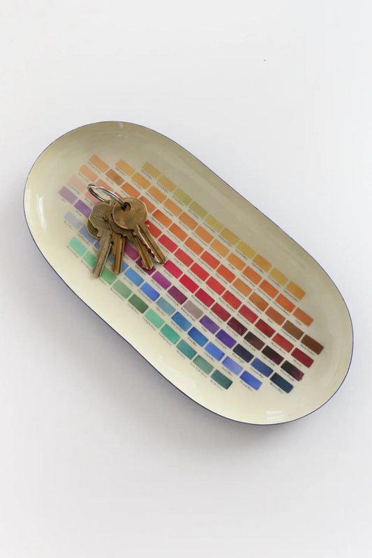 Nomenclature of Colors Oval Enamel Tray-COMING SOON