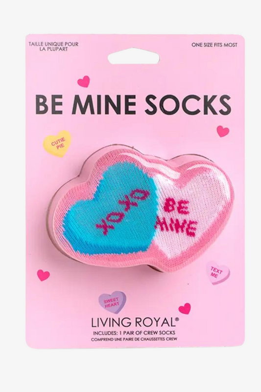 Unisex Be Mine Sock-3D Packaging