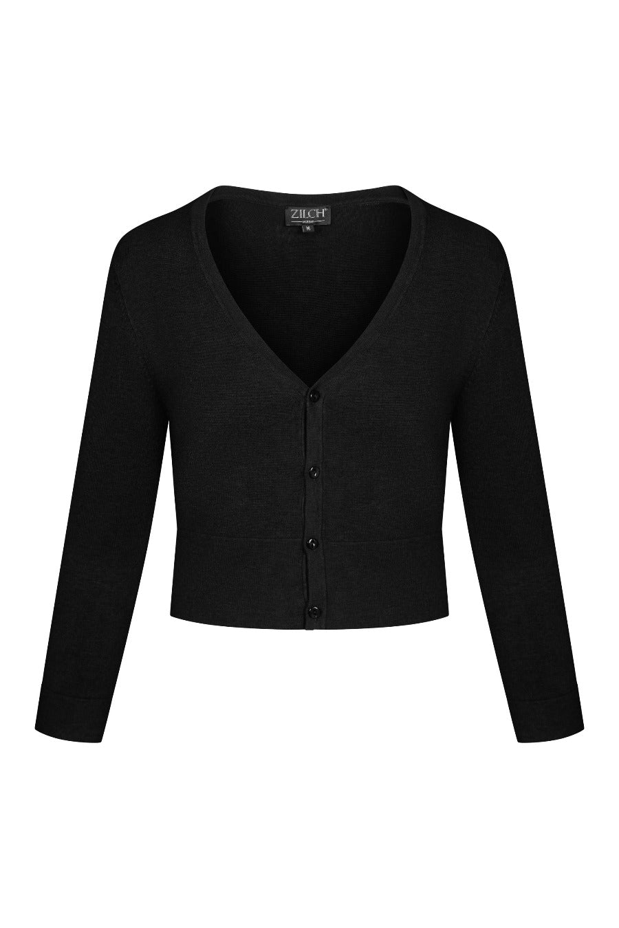 black bamboo cropped cardigan