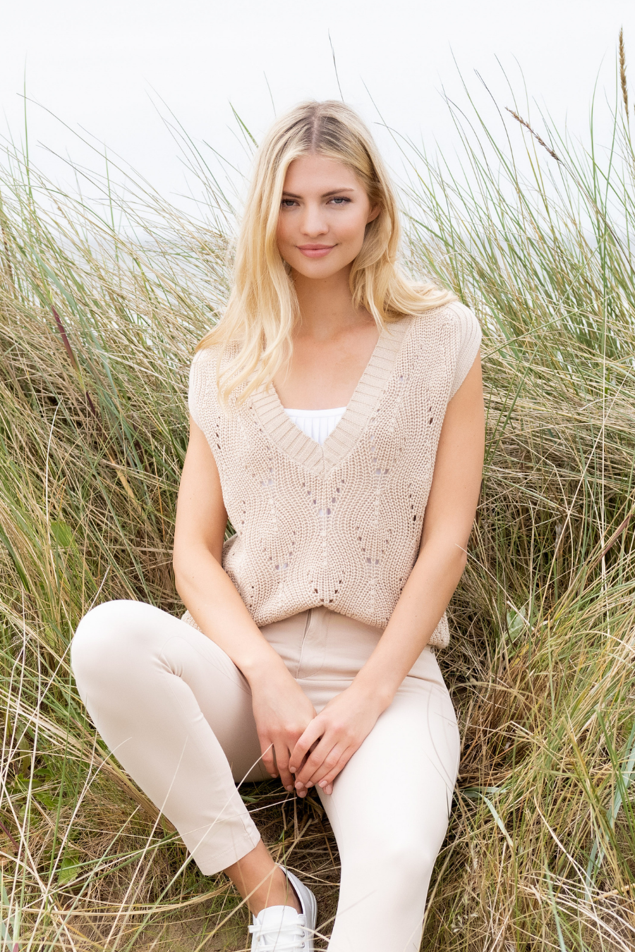 Knit V-neck Sweater Vest
