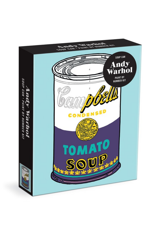 Andy Warhol Soup Can Paint By Number Kit