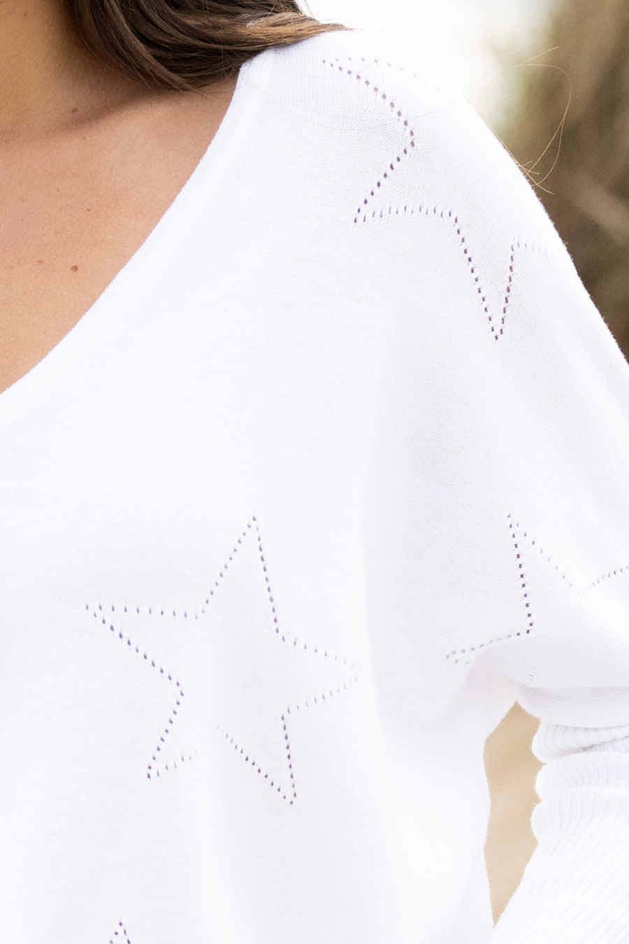 Star Detail Sweater
