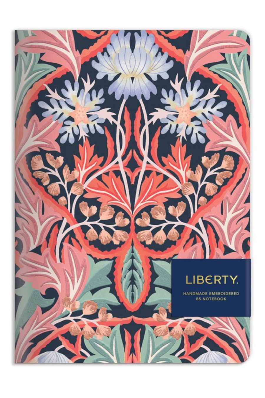 Liberty London May Handmade B5 Embroidered Journal