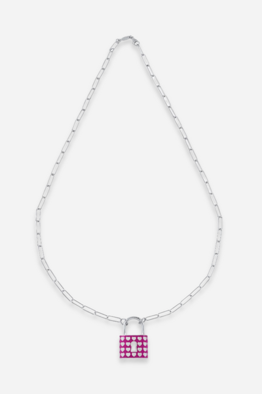 Heart Padlock Necklace