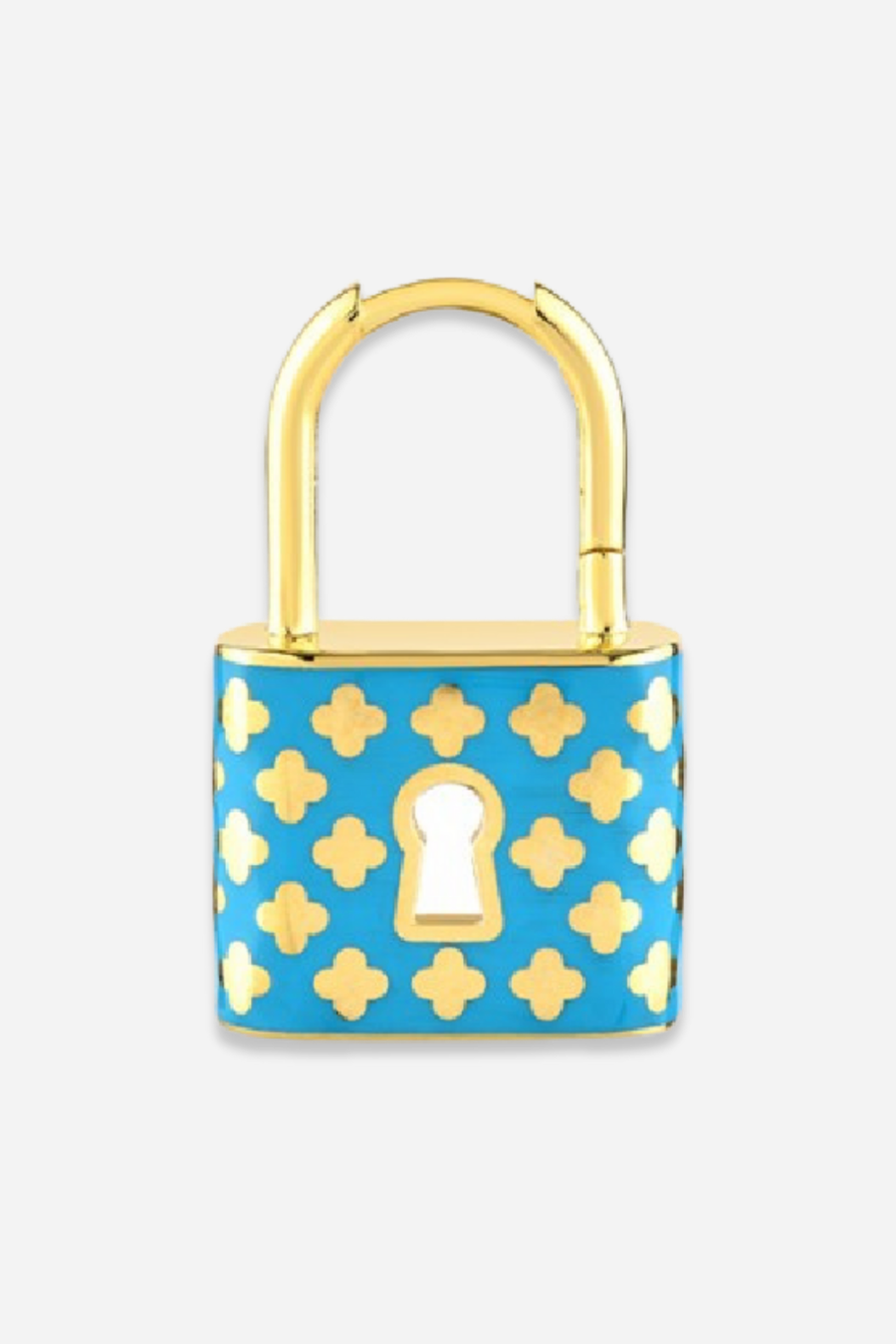 Clover Padlock SINGLE Earring (Sold Individually)