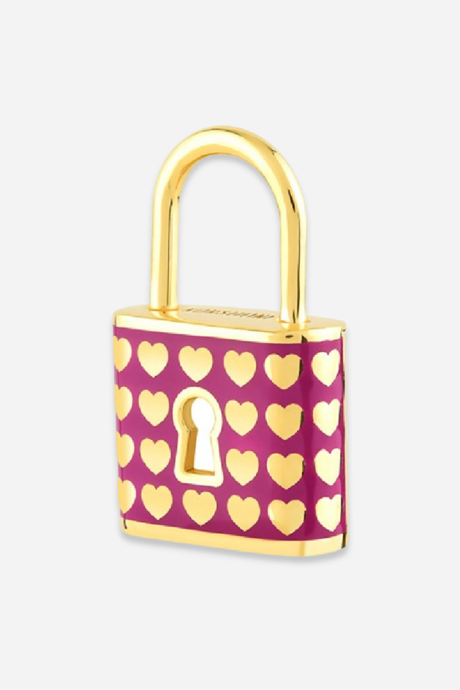 Heart Padlock Charm