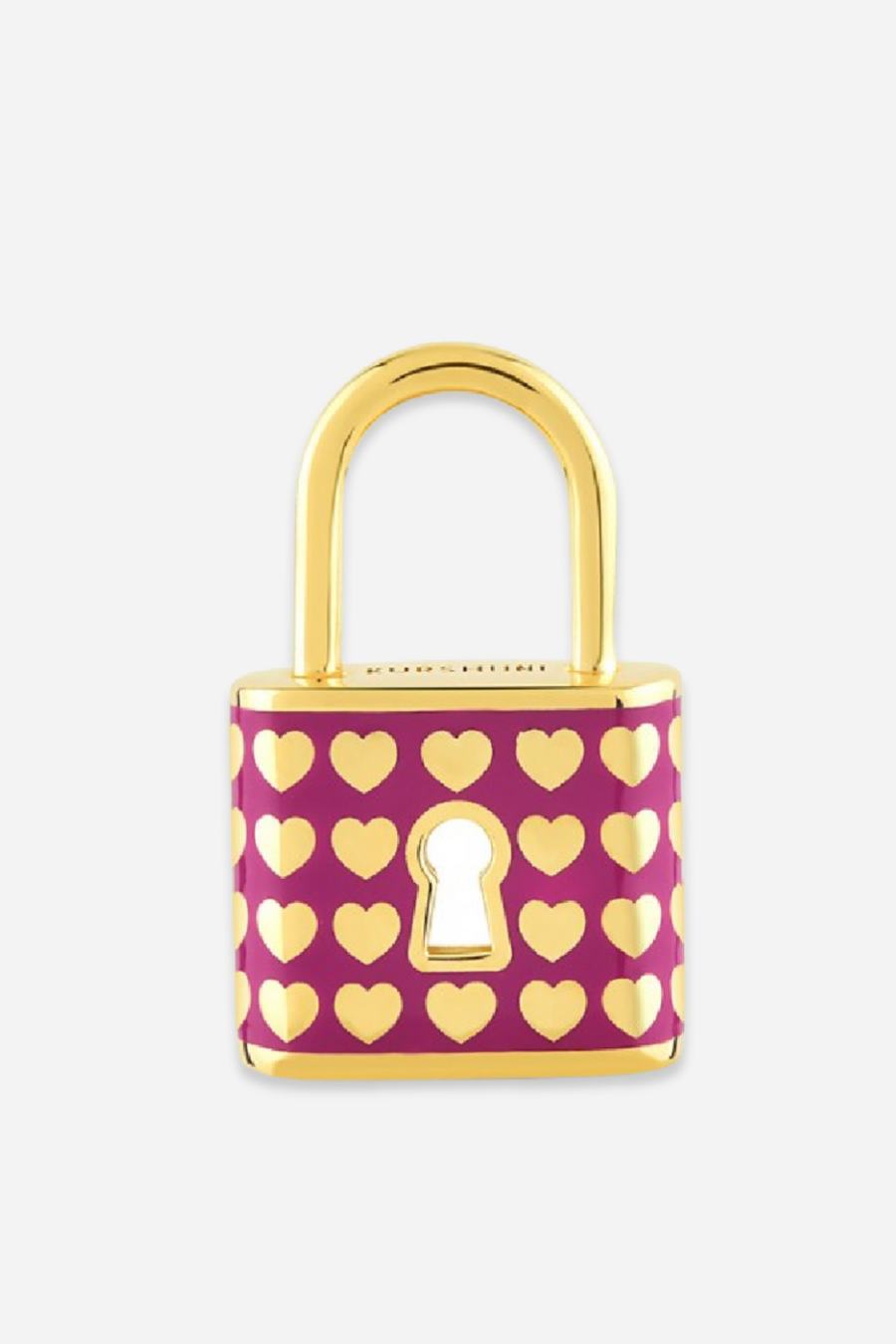 Heart Padlock Charm