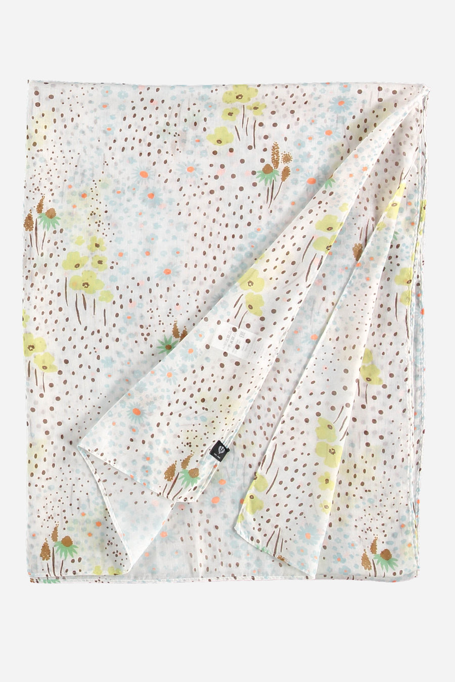 Ditsy Floral Polyester Print Wrap