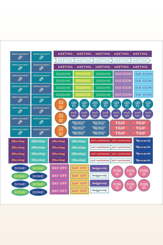 Plan It! A Sticker Book for All Your Productivity Needs