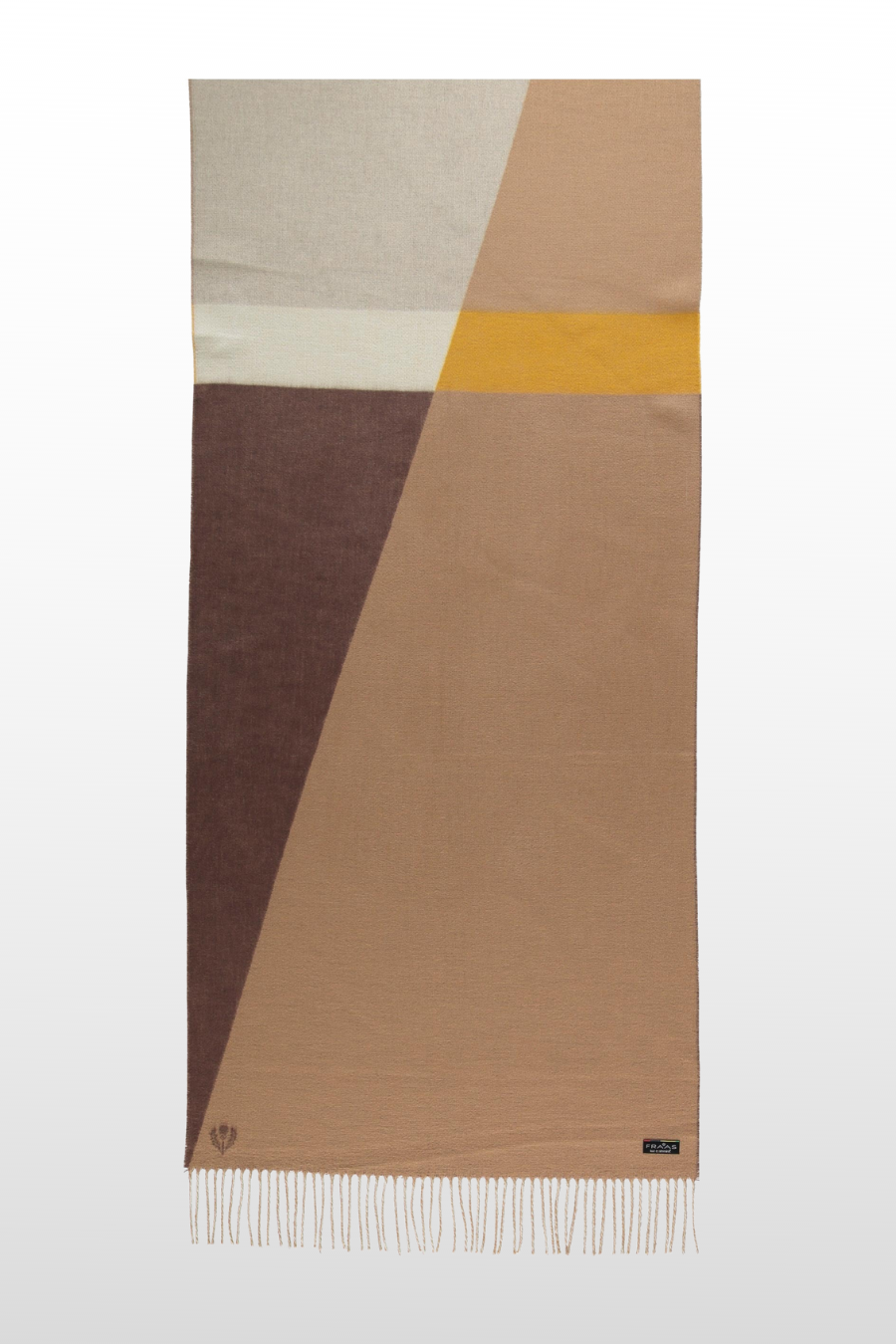 Diagonal Block Stripe Cashmink® Wrap Scarf