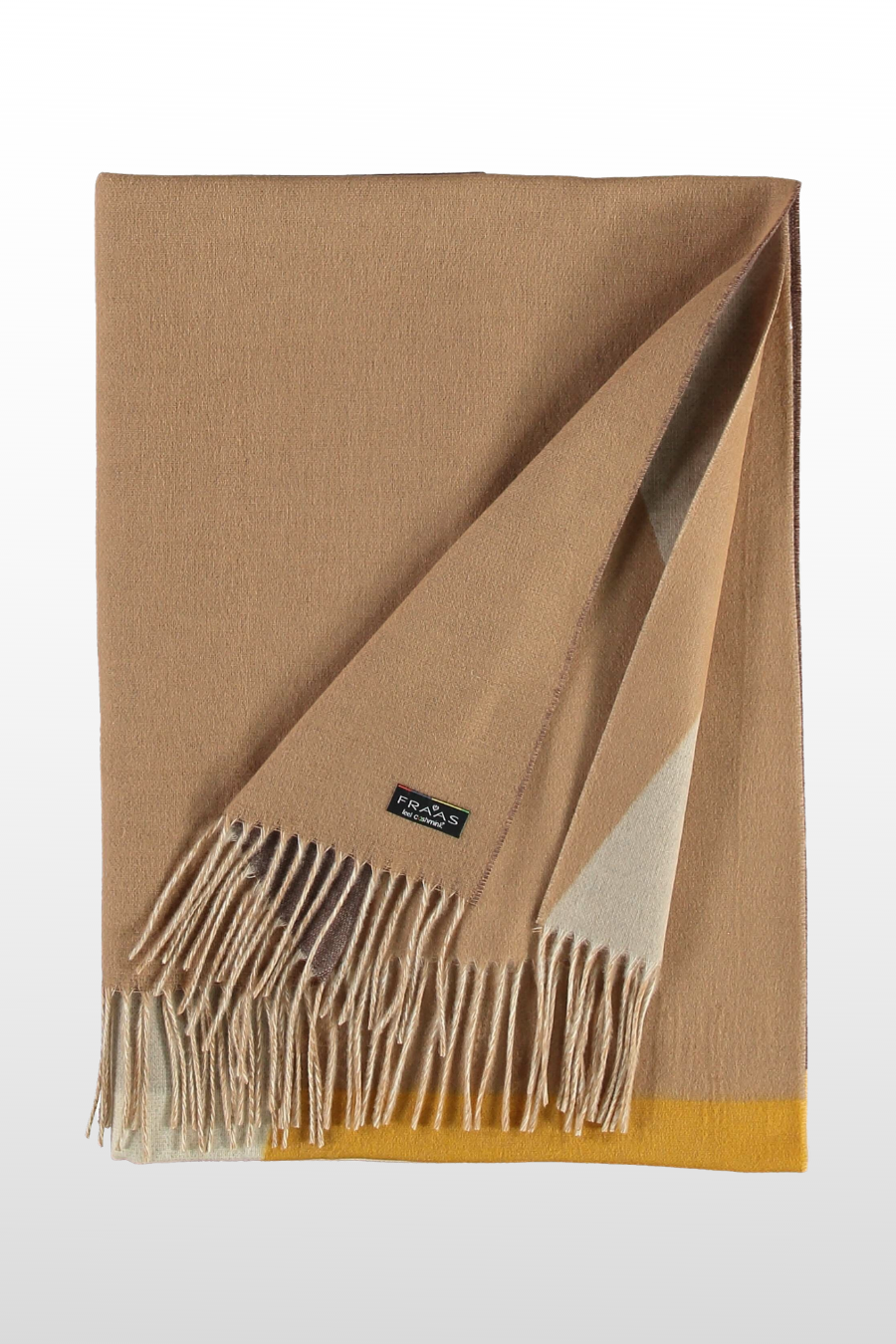 Diagonal Block Stripe Cashmink® Wrap Scarf