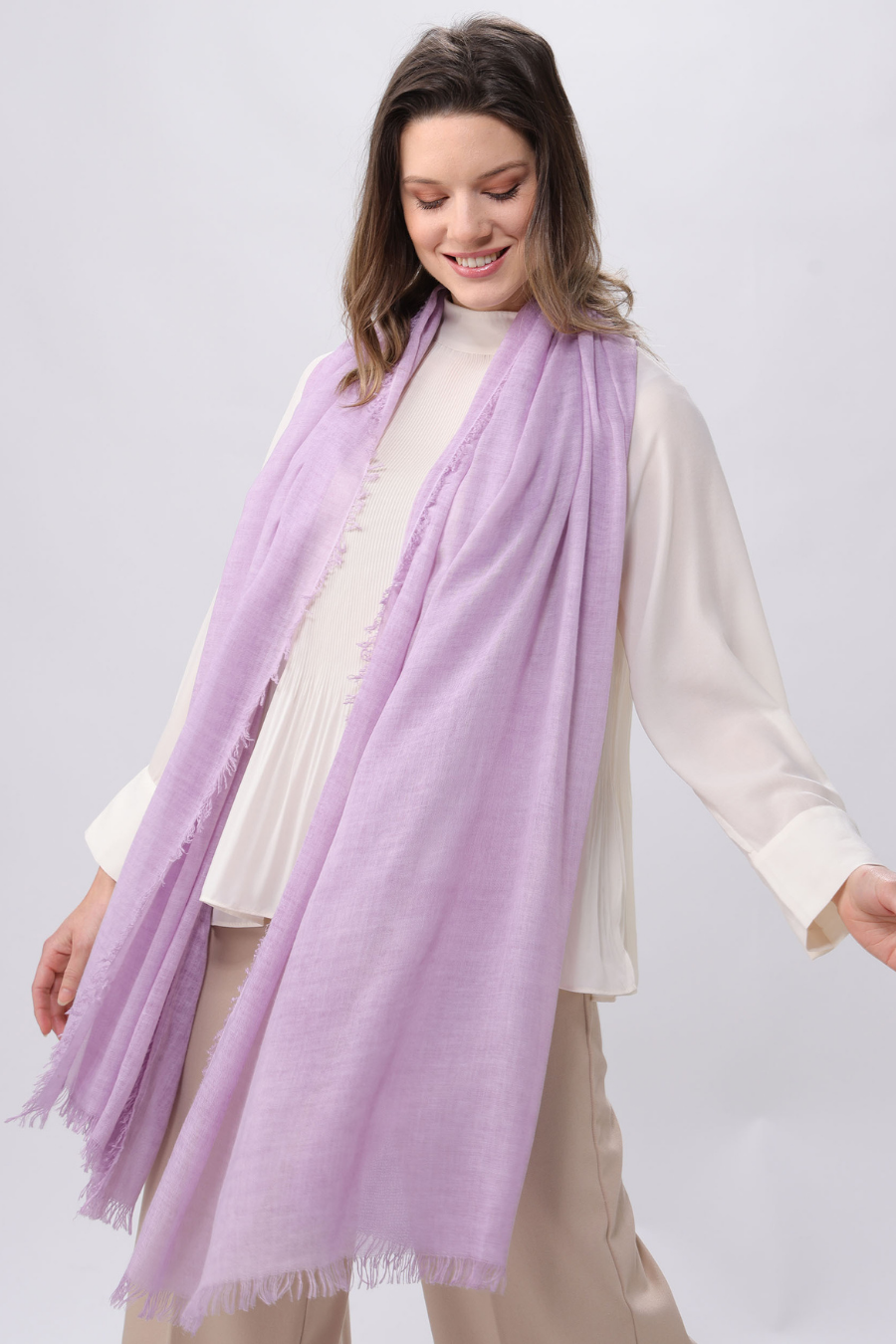 Optic Cold Dye Woven Wrap Scarf