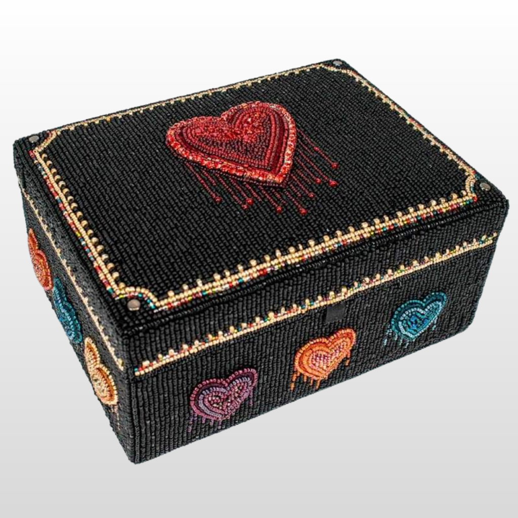 Love All Around Embellished Jewelry Box