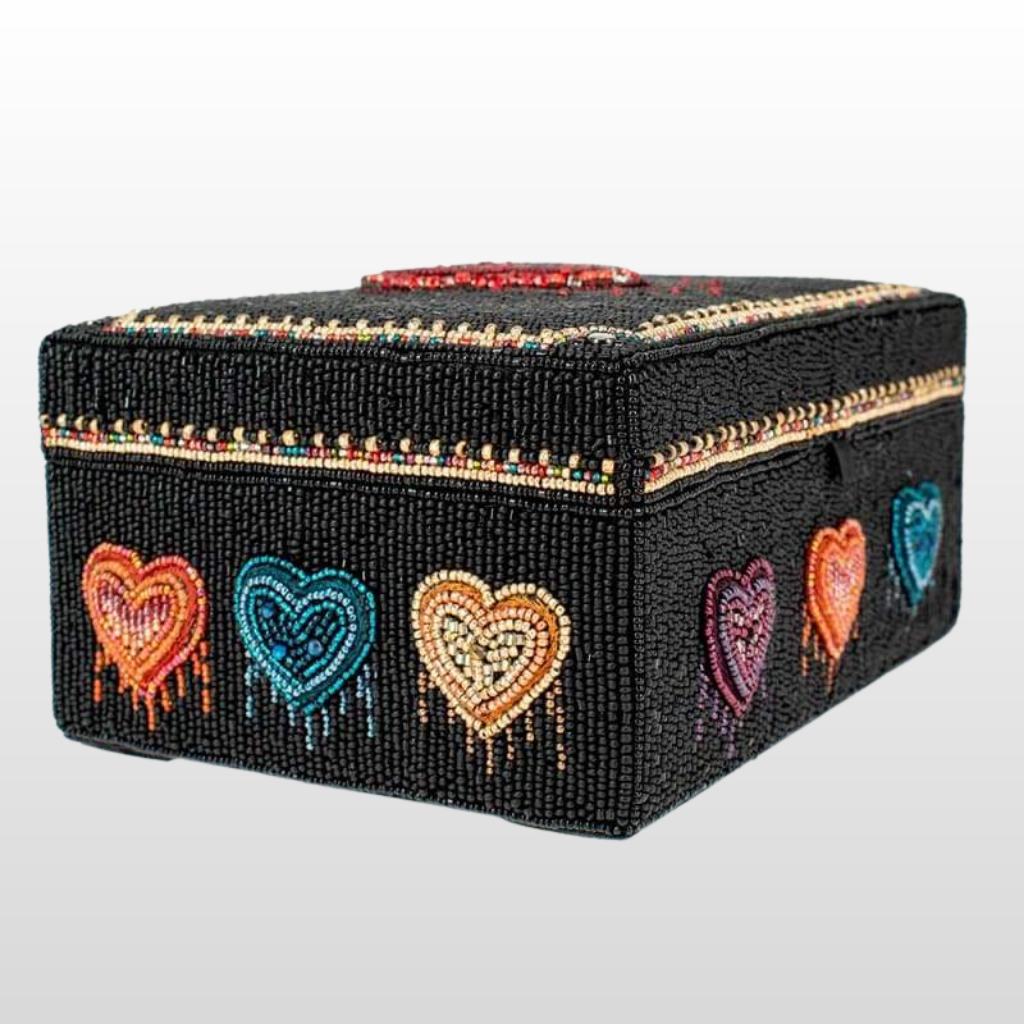 Love All Around Embellished Jewelry Box
