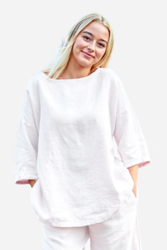 Bex Shirt in Light Linen